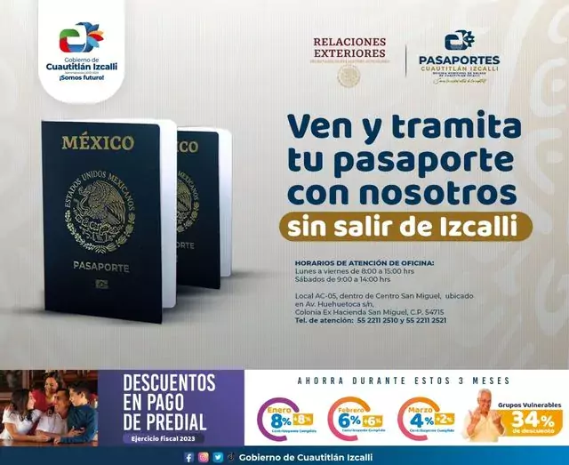 Tramita tu pasaporte en las oficinas de Pasaportes Cuautitlan Izcalli jpg