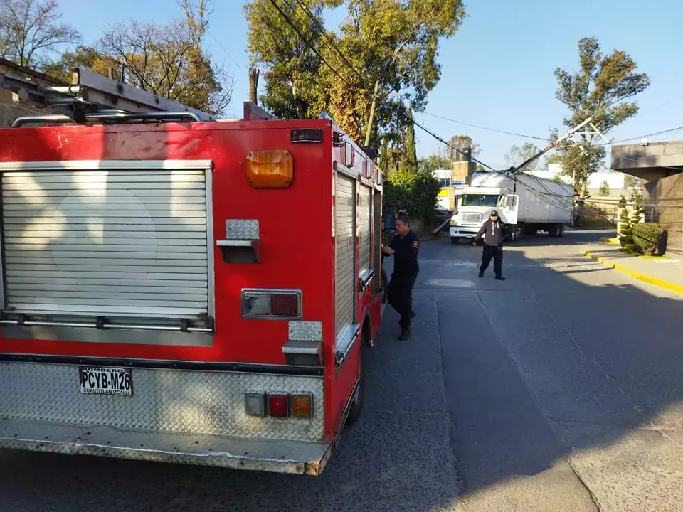 Tras el reporte en el que un trailer se impacto jpg