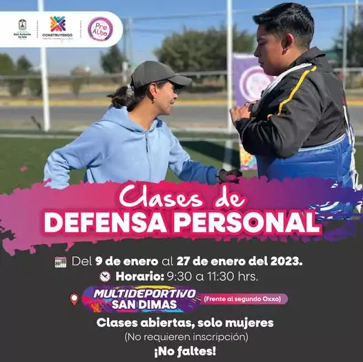 Vecina nuestro curso de DefensaPersonal tendra cambio de sede Te jpg