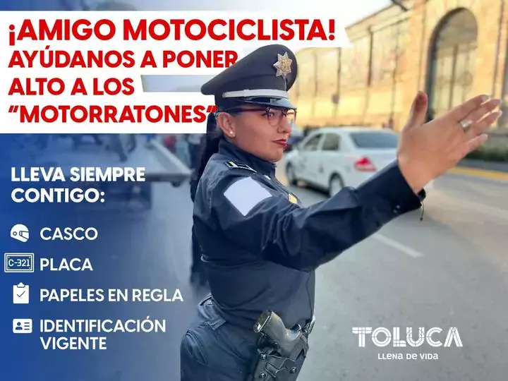 ¡Amigo motociclista ayudanos a poner un alto a los Motorratones jpg