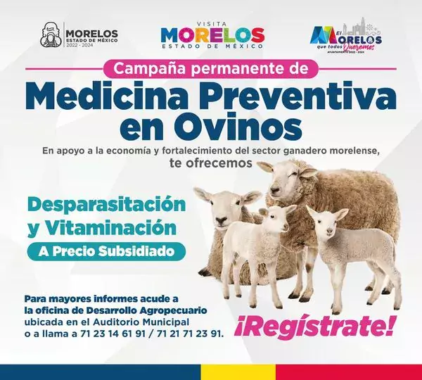 ¡Aprovecha de nuestra campana permanente de Medicina Preventiva para ovinos jpg