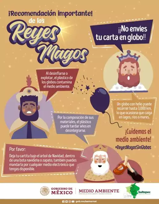 ¡Atencion Los ReyesMagos te piden que no envies tu cartita jpg