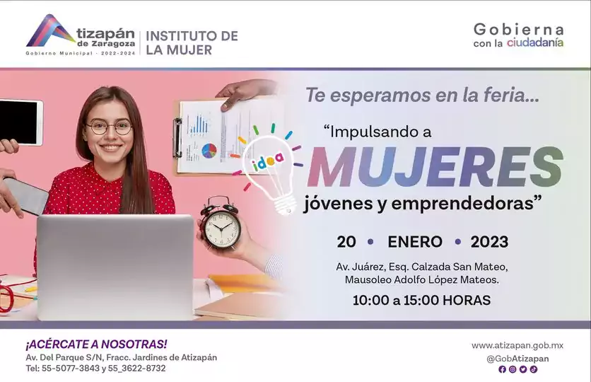 ¡Creemos en el poder de las mujeres atizapenses Por ello jpg