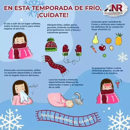 ¡Cuidate del frio Y evita complicaciones en tu salud JuntosArmandoElCambio jpg