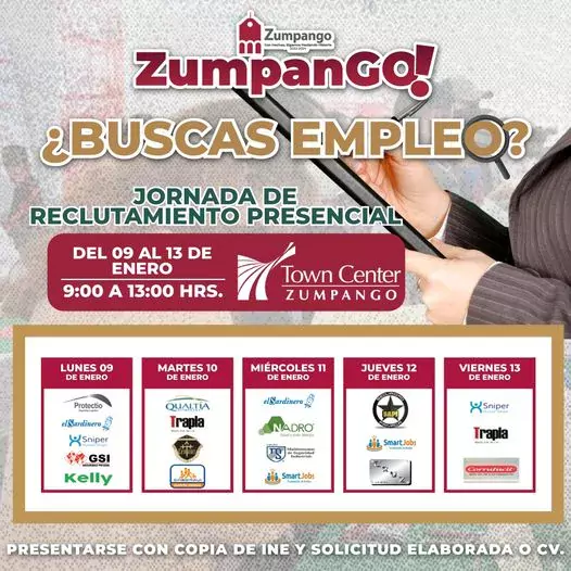 ¡INICIA EL ANO CON EMPLEO En ZumpanGO la Jefatura de jpg