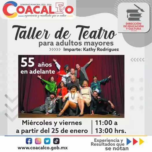 ¡Llego el Taller de Teatro para adultos mayores Te esperamos jpg