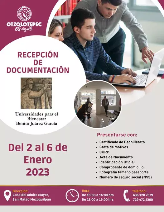 ¡Que no se te pase la recepcion de documentos para jpg