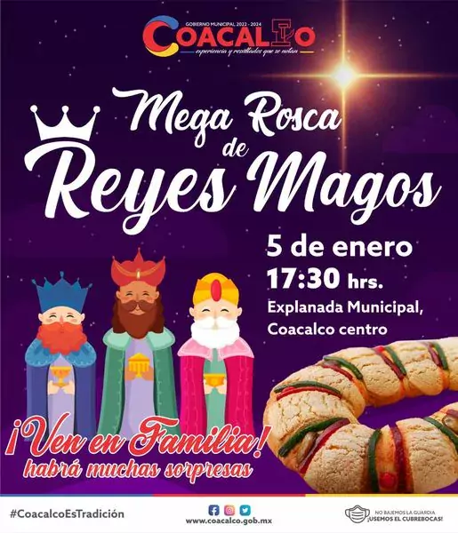 ¡Ya estan por llegar los Reyes MagosAcompananos este jueves 5 jpg