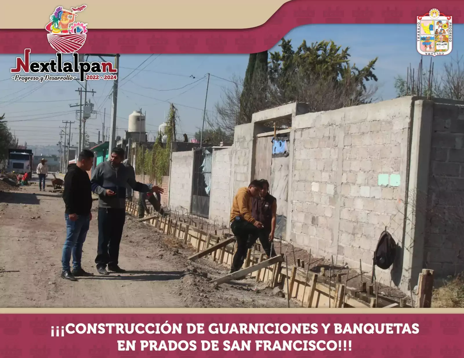 ¡¡¡CONSTRUCCION DE GUARNICIONES Y BANQUETAS EN PRADOS DE SAN FRANCISCO jpg