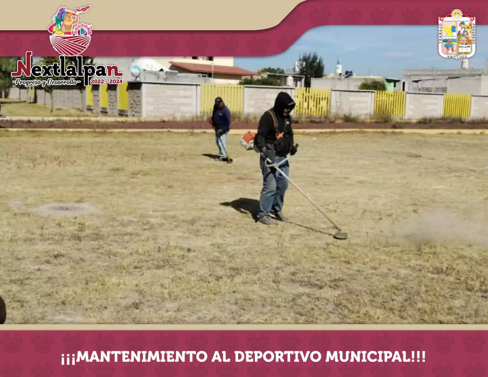 ¡¡¡MANTENIMIENTO AL DEPORTIVO MUNICIPAL jpg