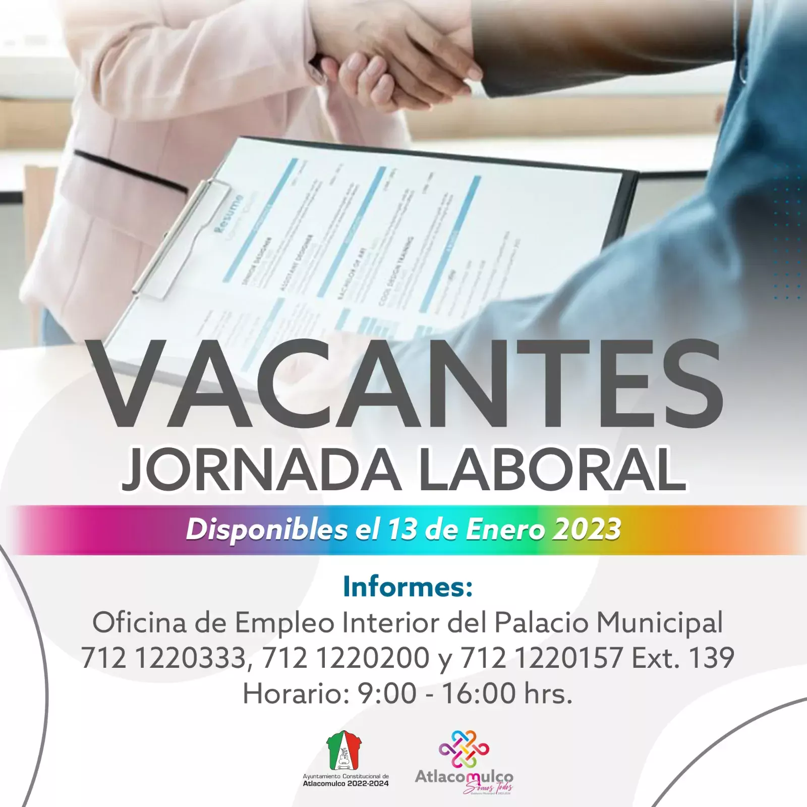 ¿Buscas empleo Asiste a la JORNADA LABORAL que se realizara jpg