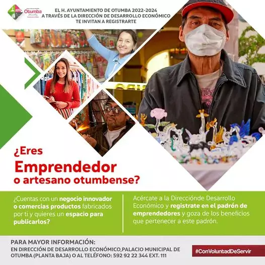 ¿Eres emprendedor o artesano otumbense El Ayuntamiento de Otumba a jpg