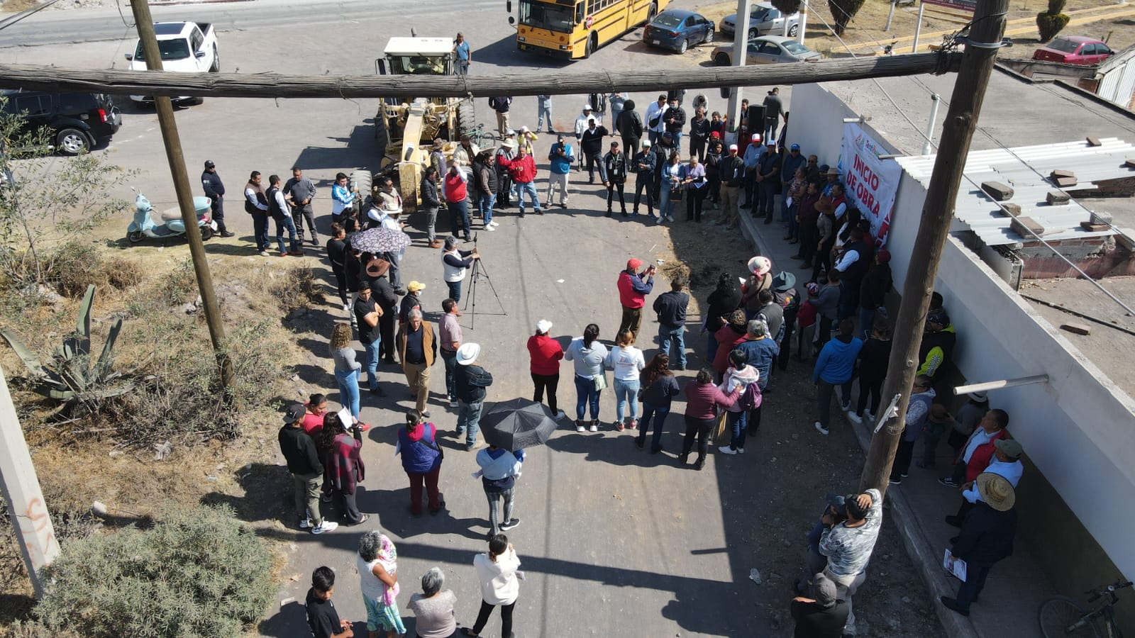 1675554339 891 Este dia damos inicio a la obra de Pavimentacion con