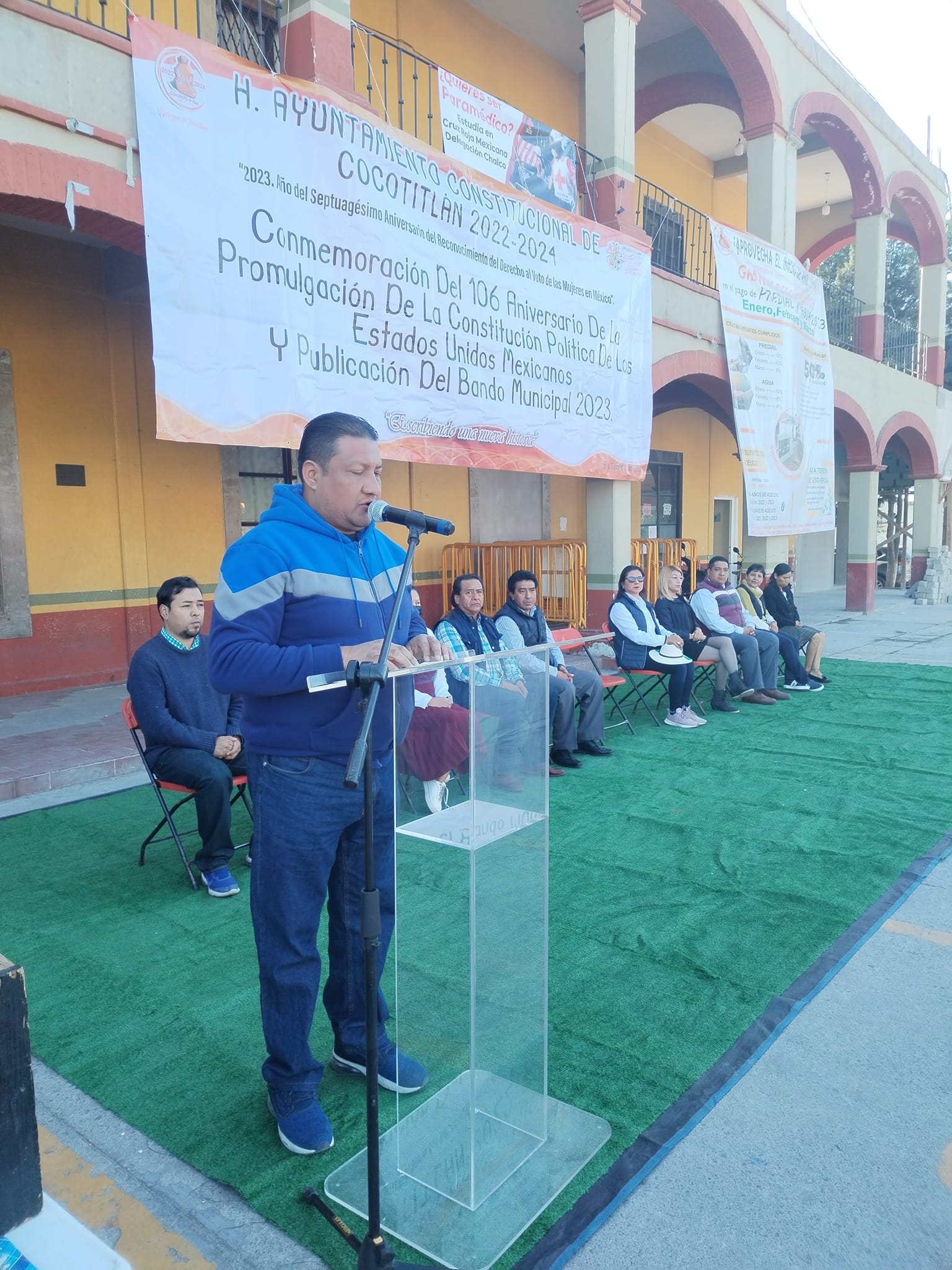 1675614596 953 Conmemoracion del 106 aniversario de la promulgacion de la Constitucion