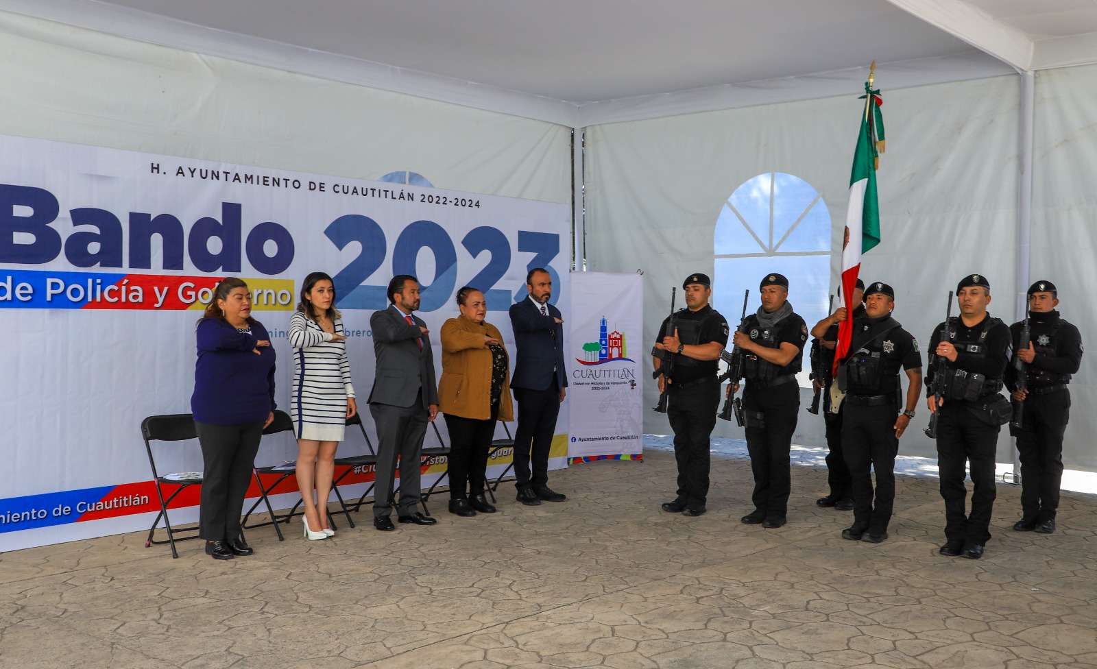 1675636656 270 Durante la promulgacion del Bando de Policia y Gobierno 2023