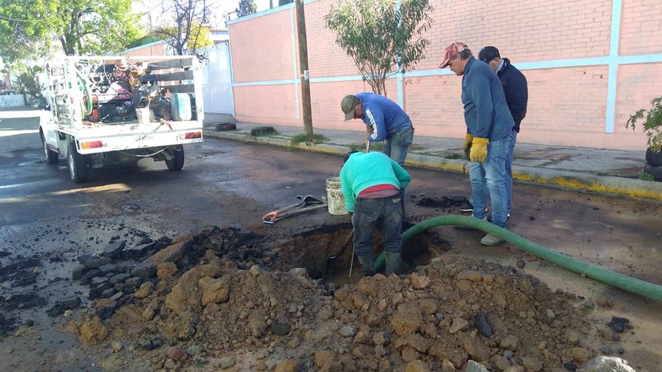 1675707453 515 El Ayuntamiento de Texcoco trabaja en la reparacion de una