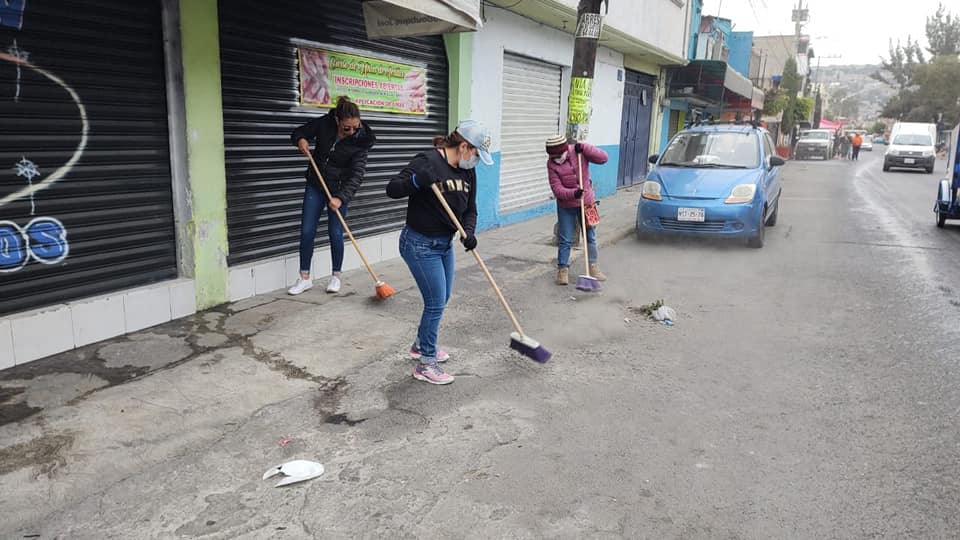 1676146297 SERVIDORES PUBLICOS DE CHIMALHUACAN REALIZAN JORNADAS DE LIMPIEZA SABATINAS