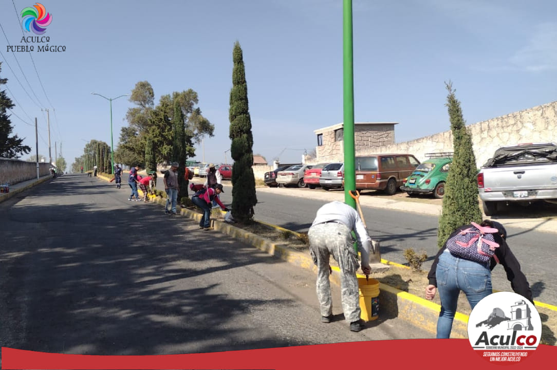 1676658338 965 Esta manana realizamos la limpia pinta y poda en el