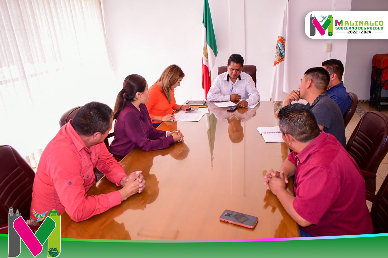 1676735412 830 En la Sala de Cabildos del Ayuntamiento de Malinalco se