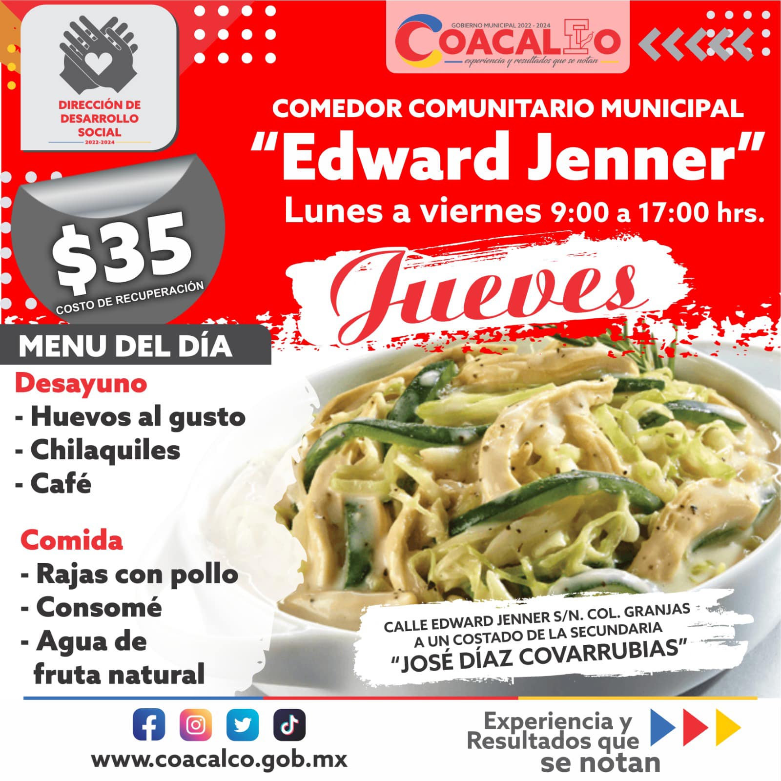 1676923231 231 Te compartimos el menu que estara disponible esta semana en