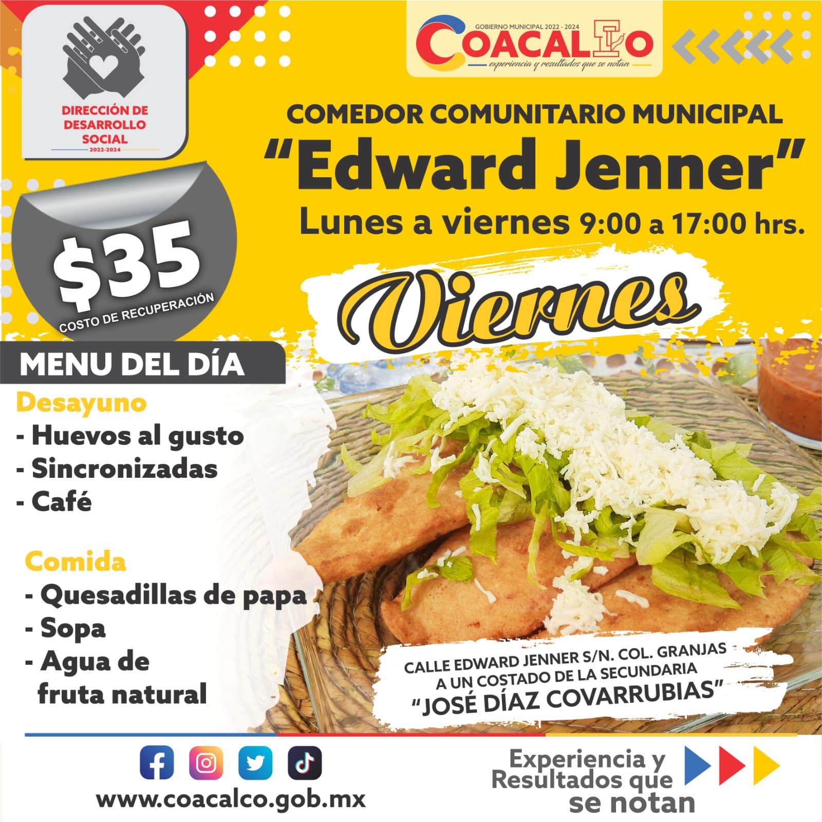 1676923231 555 Te compartimos el menu que estara disponible esta semana en