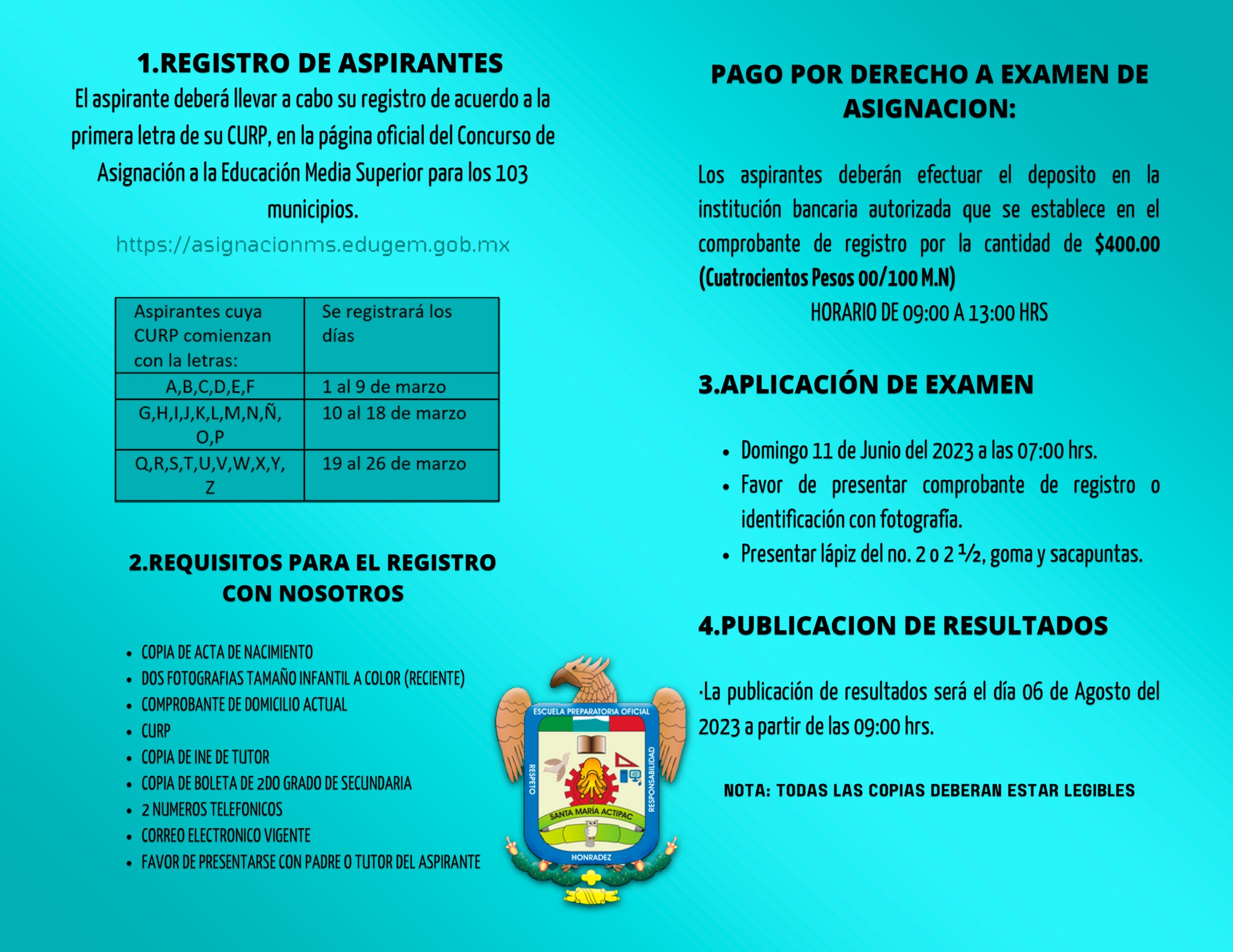 1677003537 345 La Escuela Preparatoria Oficial Num 208 te invita a registrarte