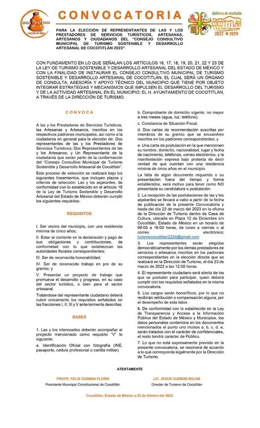 1677157568 El H Ayuntamiento de Cocotitlan 2022 2024 y la Direccion de jpg