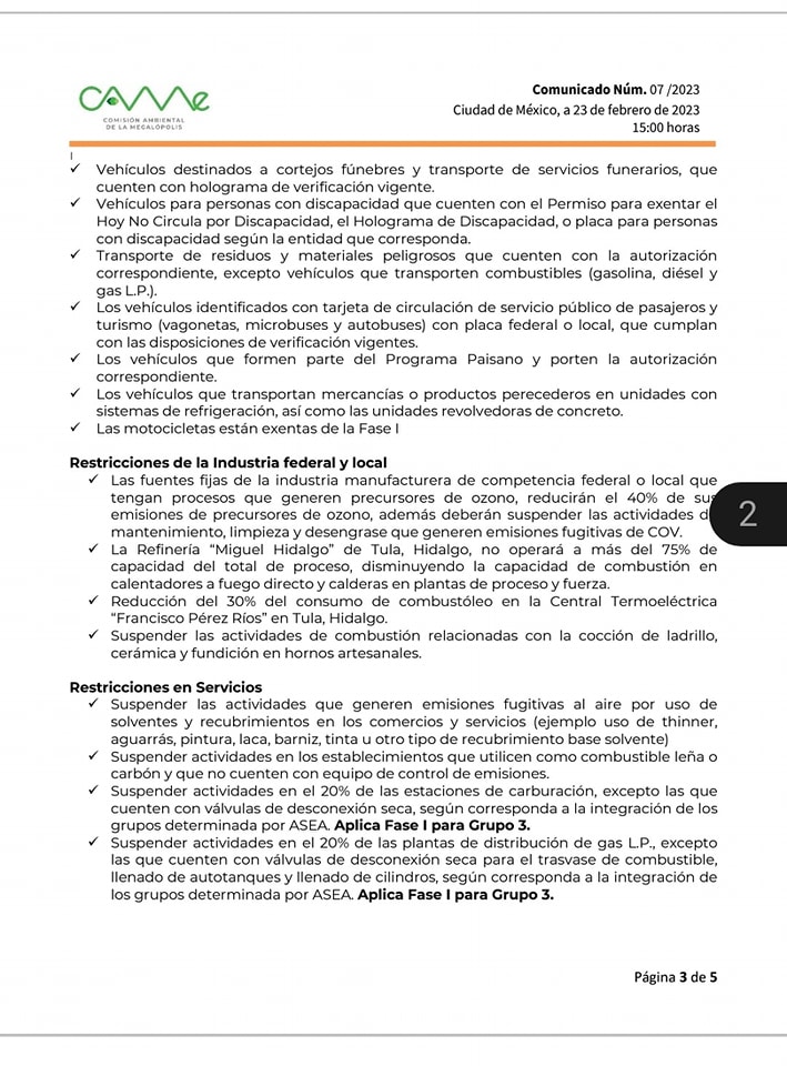 1677193423 155 Atencion se Activa Contingencia Ambiental por Ozono Fase I