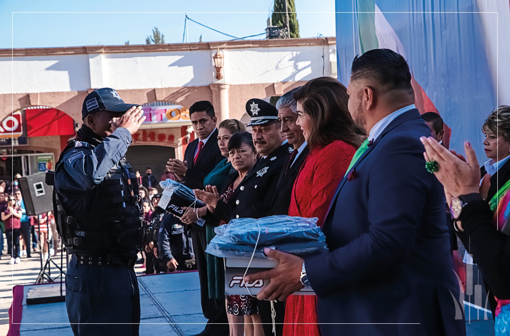 1677341693 135 Durante la Ceremonia Civica del Dia de la Bandera La