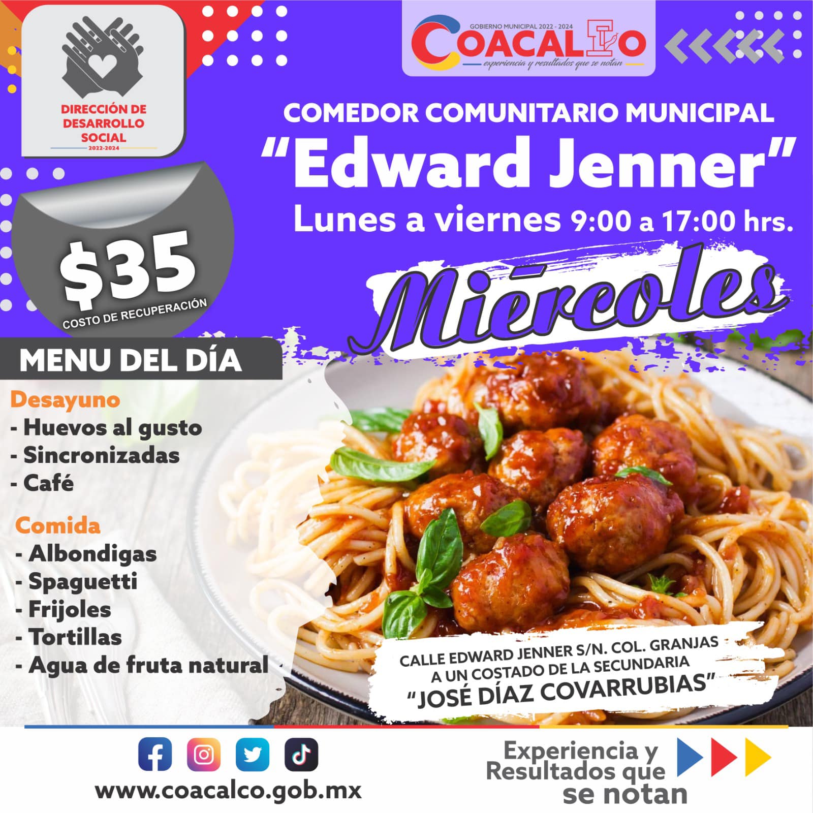 1677530821 963 Te compartimos el menu de esta semana que estara disponible