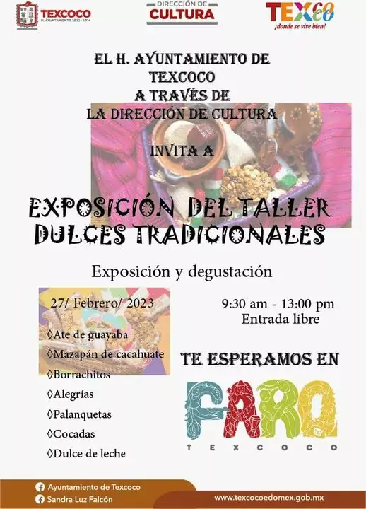 Acude a la exposicion y degustacion del taller de dulces jpg