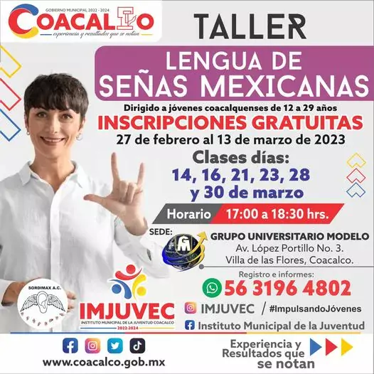 Aprende Lengua de Senas Mexicanas en el taller gratuito que jpg