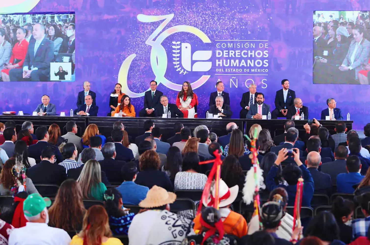 Asistí A La Ceremonia Del 30 Aniversario De La Comisión De Derechos Humanos Del Estado De México 