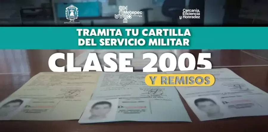 Atencion CLASE 2005 Es momento de tramitar su cartilla militar jpg