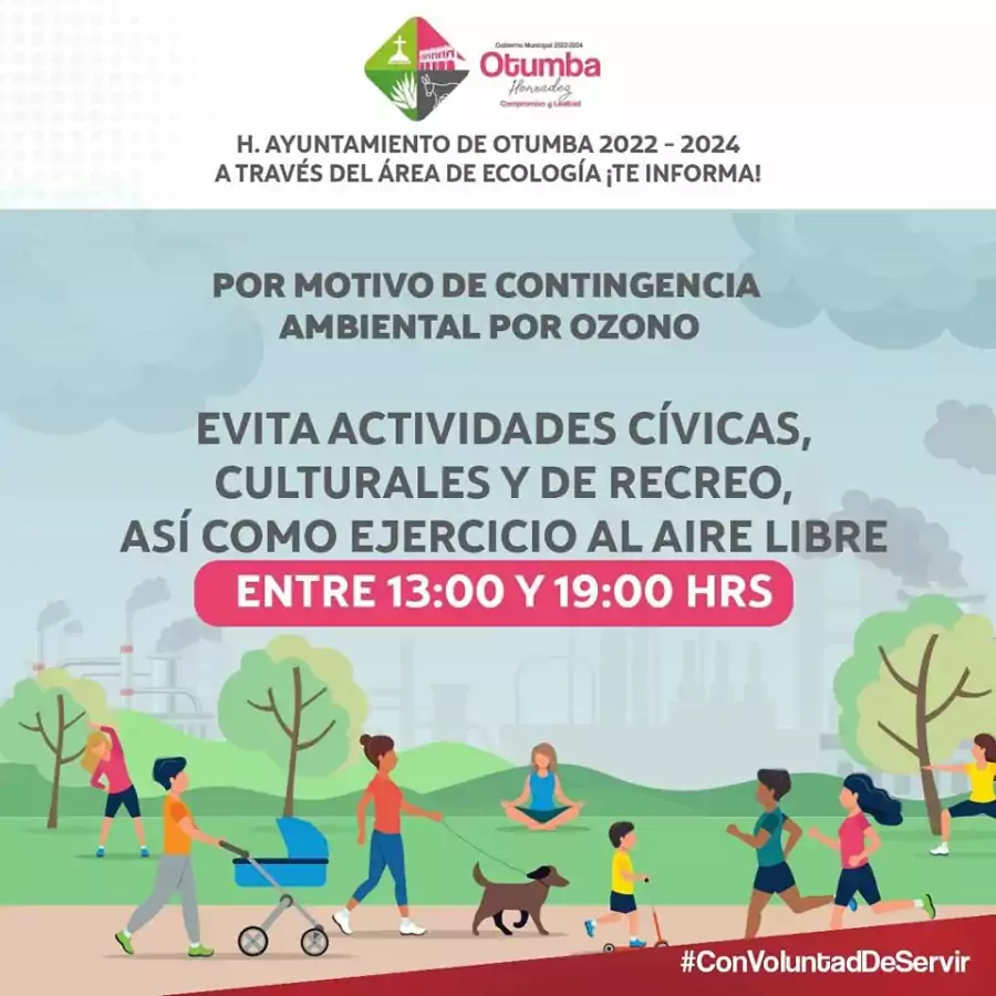 Atencion se Activa Contingencia Ambiental por Ozono Fase I jpg