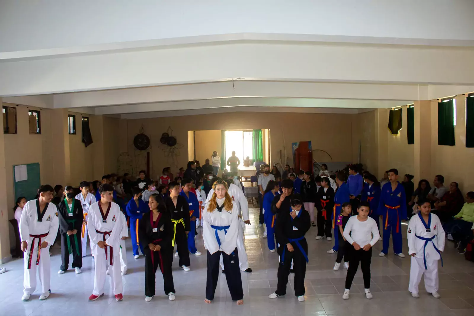 Ayer se realizo una clase muestra de Tae Kwon Do jpg