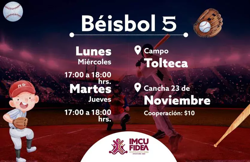 BEISBOL 5 EN COLONIA ARBOLEDAS Y 23 DE NOVIEMBRE jpg