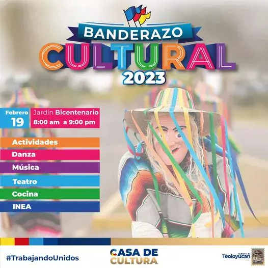 Banderazo Cultural 2023 El H Ayuntamiento de Teoloyucan a traves jpg