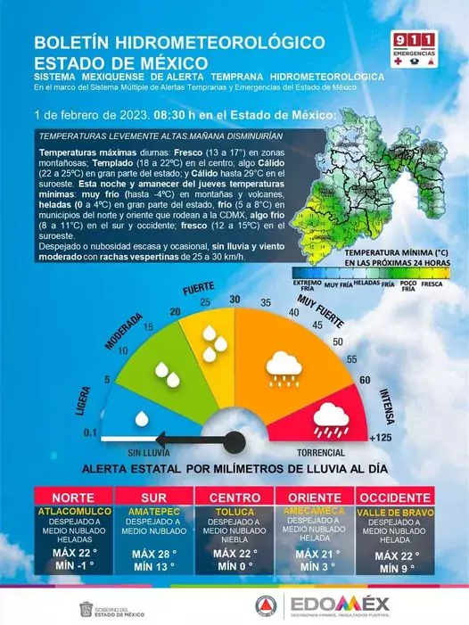 BoletinMeteorologico 1 de febrero de 2023 jpg