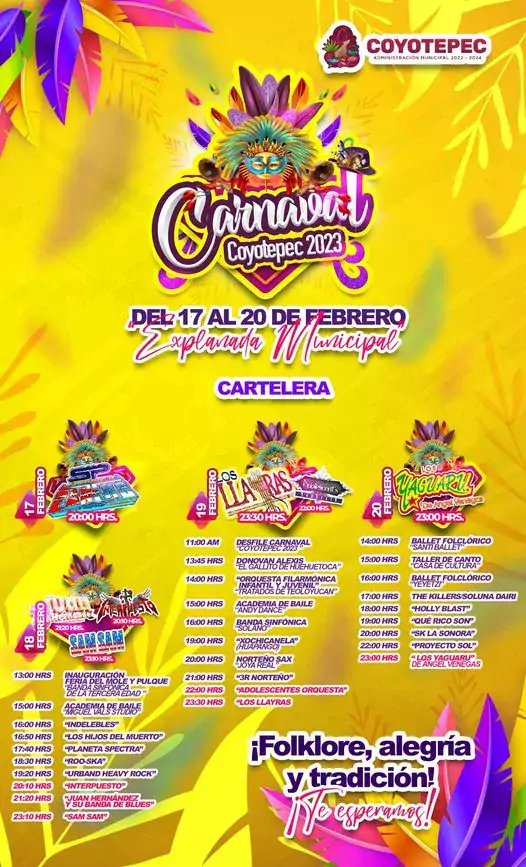 CARNAVAL COYOTEPEC 2023 CARTELERA OFICIAL Del 17 al 20 jpg