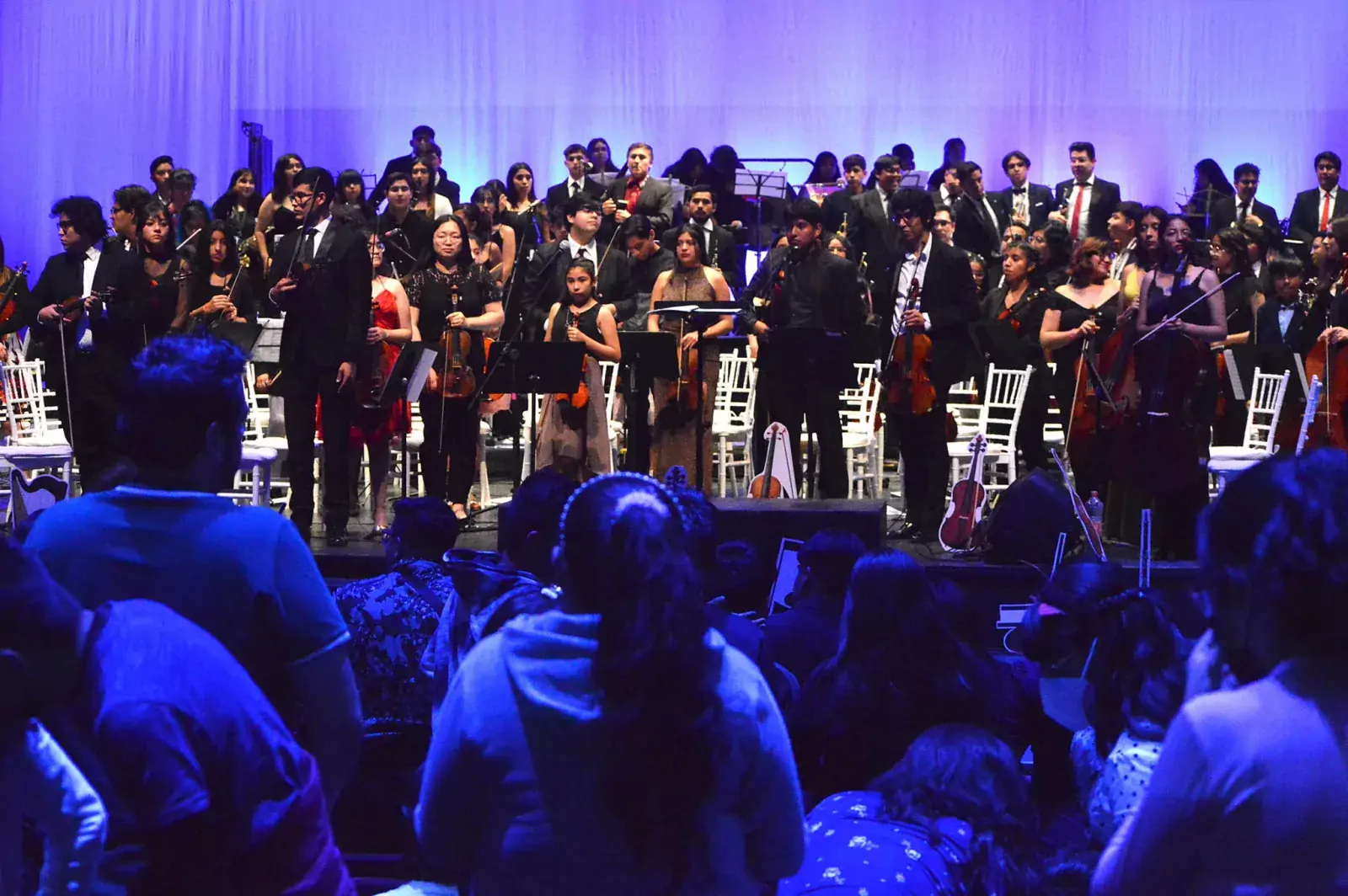 CHIMALHUAQUENSES DISFRUTARON ENCUENTRO SINFONICO EN TEATRO AUDITORIO ACOLMIXT jpg