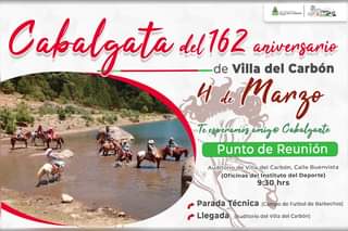 Cabalgata por el 162 aniversario de nuestro municipio te esperamos