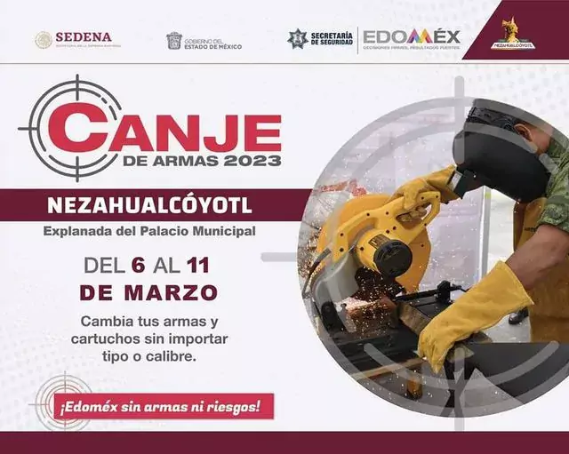 CanjeDeArmas2023 Te invitamos a participar en el canje de jpg