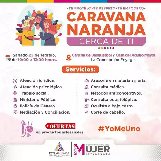 CaravanaNaranja Llevamos a ti mas de 10 servicios y jpg