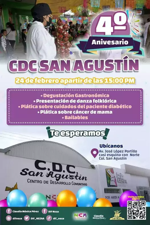 Celebra con nosotros el 4to Aniversario del Centro de Desarrollo jpg