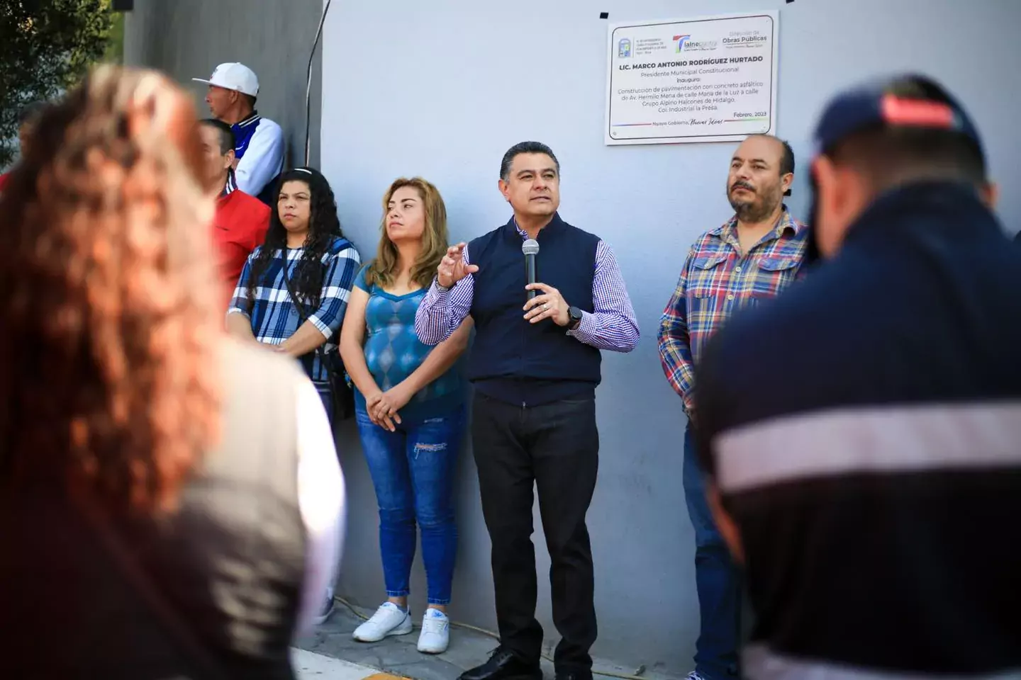 Con la inauguracion de los trabajos de repavimentacion de calle jpg