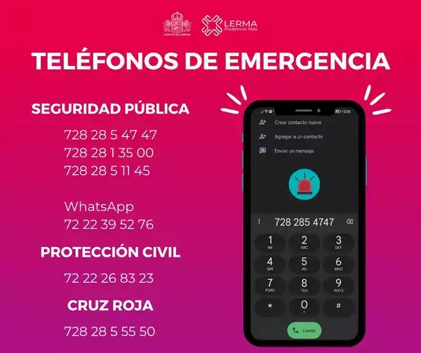 Conoce los numeros de emergencia del municipio si te encuentras jpg