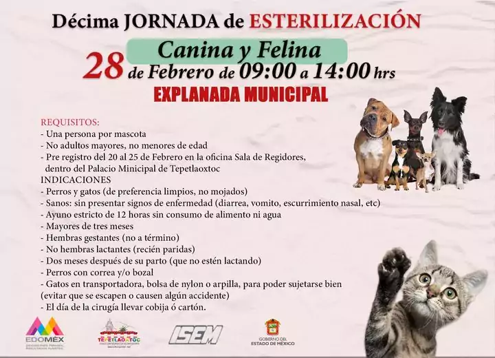 Decima Jornada de esterilizacion canina y felina jpg