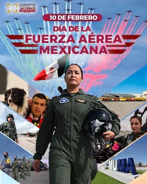 Dia delafuerzaaereamexicana 10 de Febrero jpg