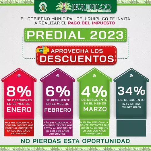 Durante este mes al pagar tu Predial2023 se te hace jpg